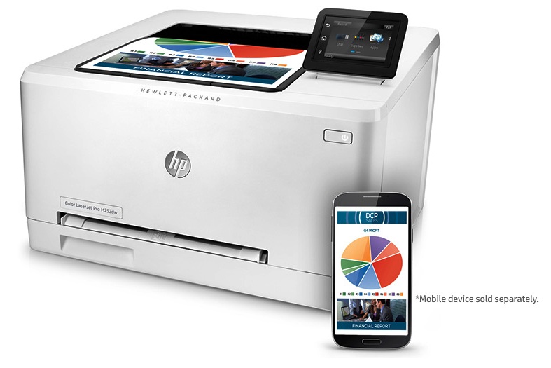 anchura Rechazado Maldición Printer HP Color LaserJet Pro M252dw - Spesifikasi & Harga